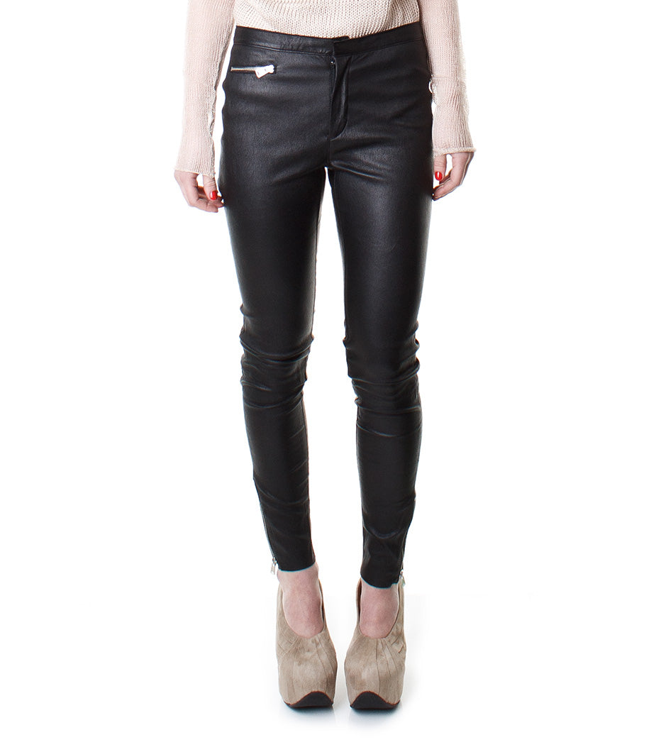 Skinny leather pant