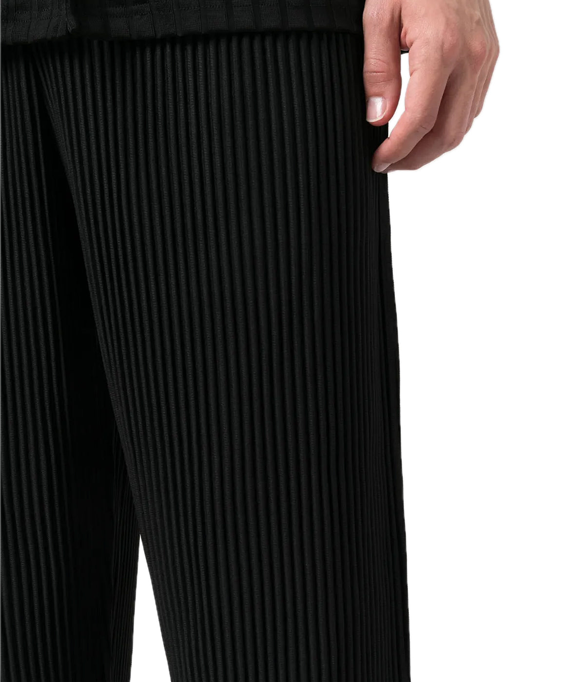 Pleated cropped