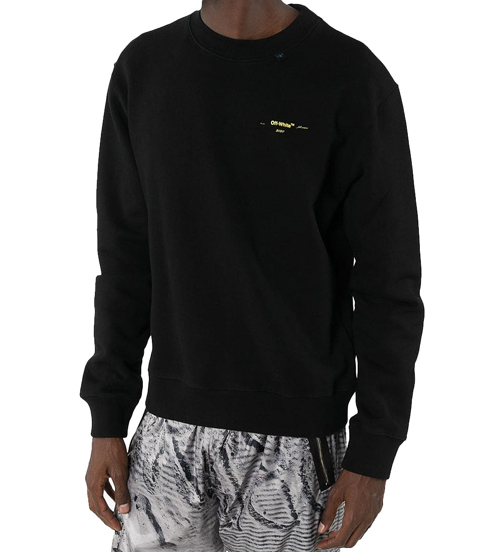 Yellow arrow crewneck