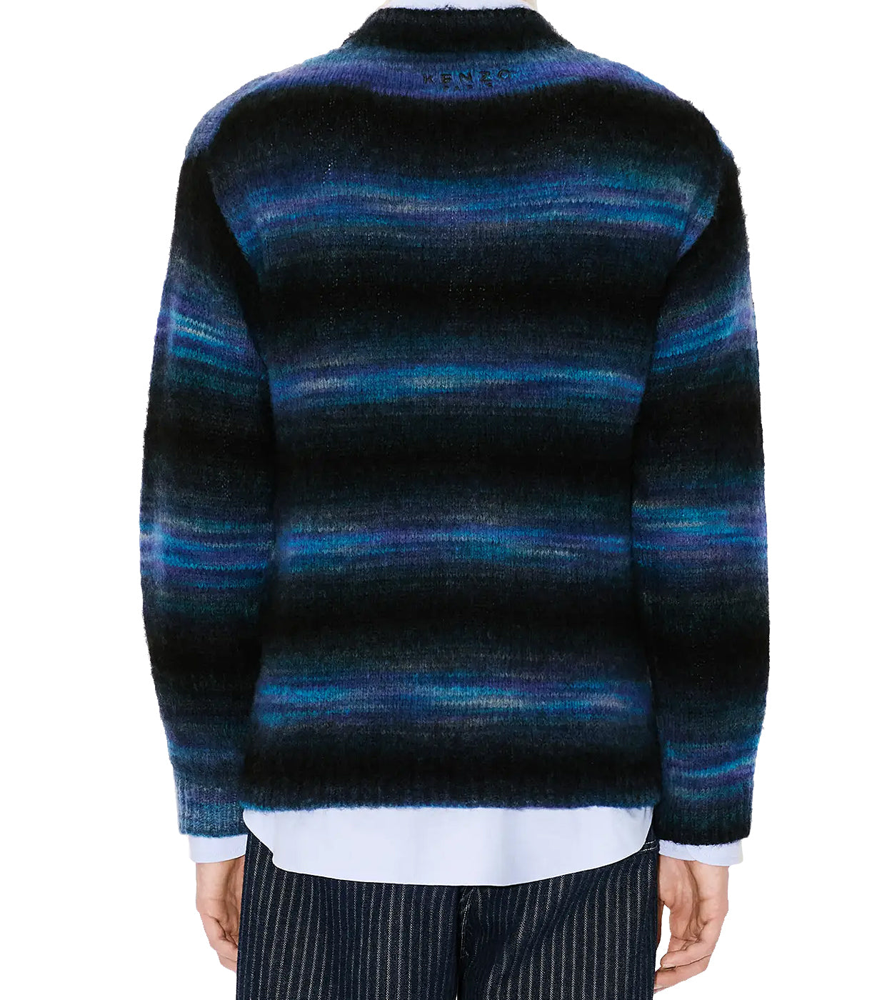Striped blue
