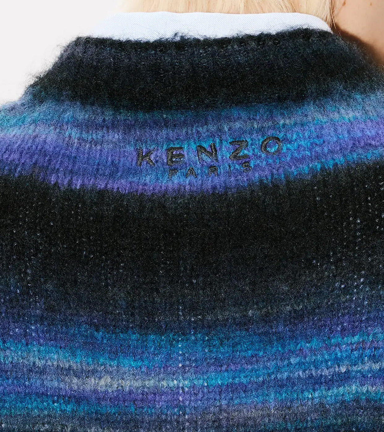 Striped blue
