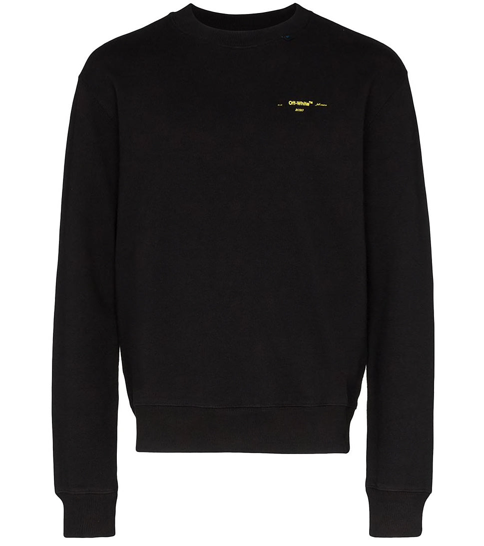 Yellow arrow crewneck