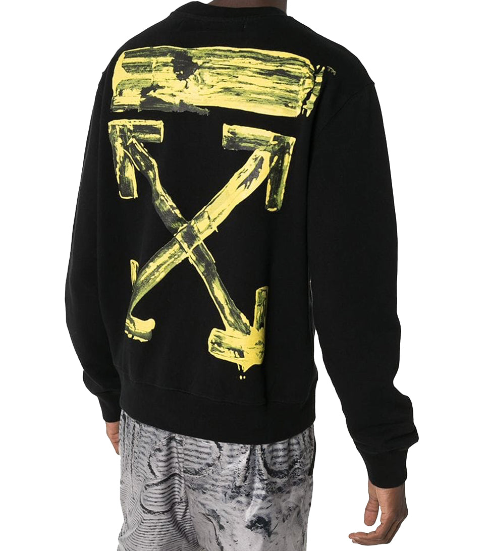Yellow arrow crewneck