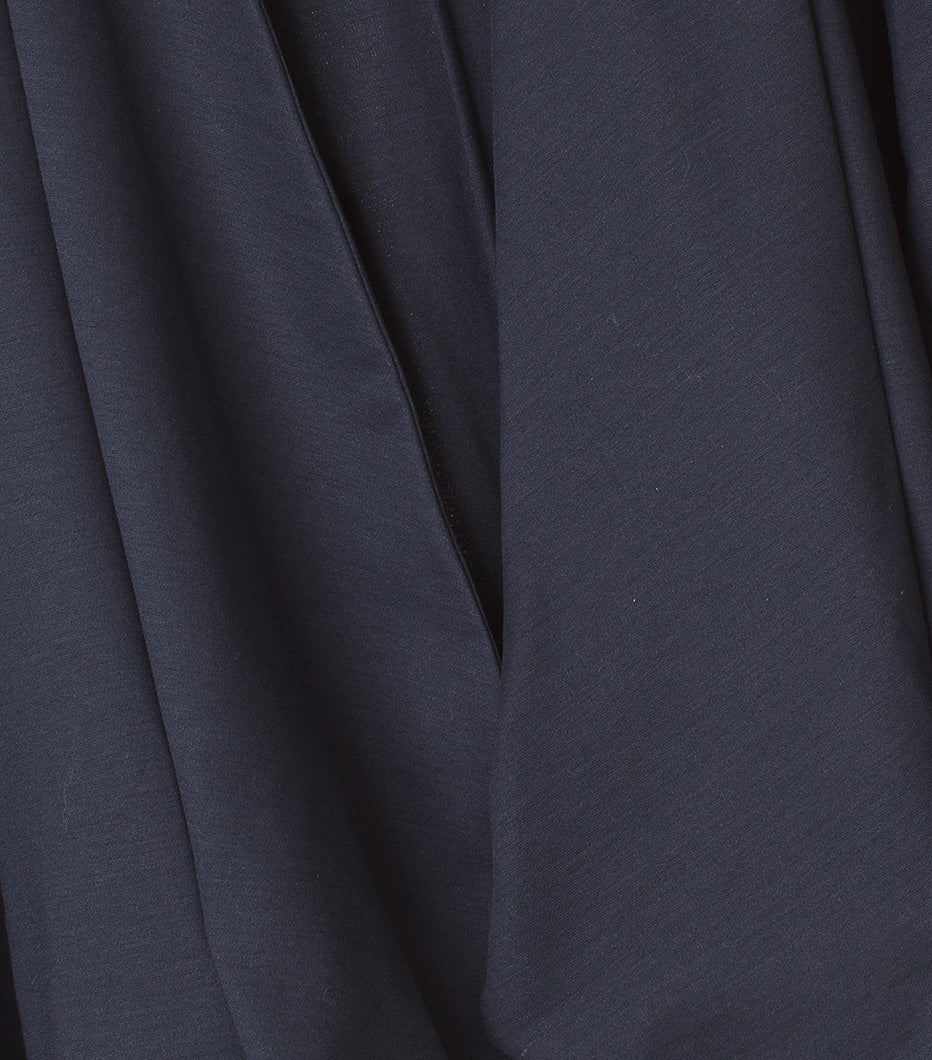 Draped one button jacket