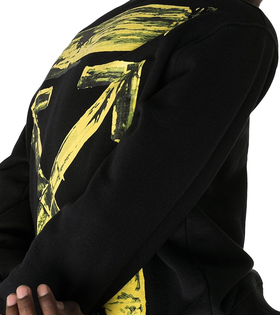 Yellow arrow crewneck