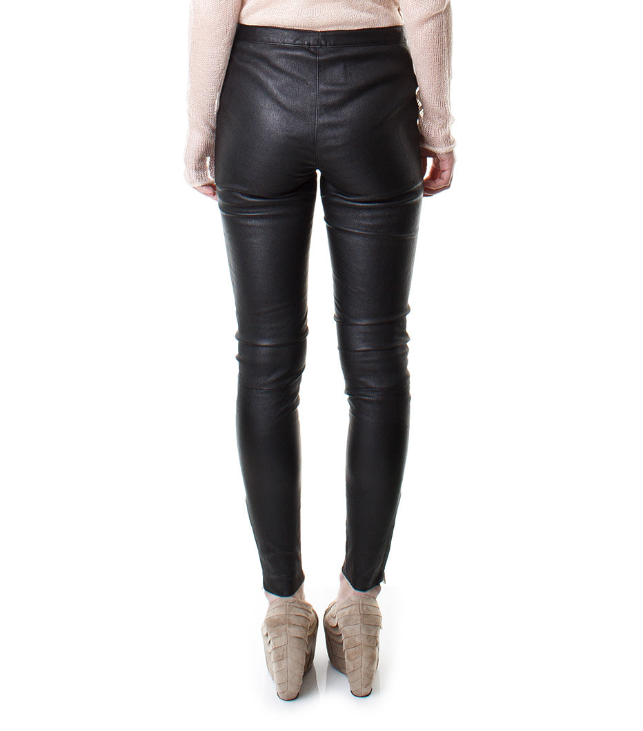 Skinny leather pant