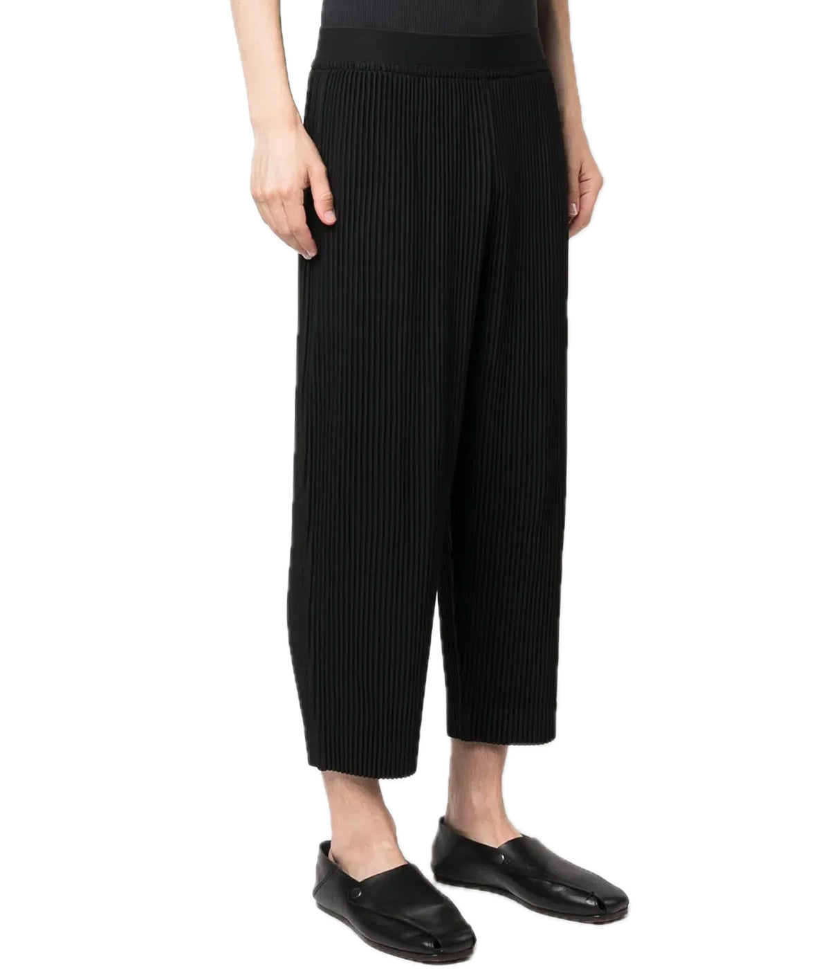 Pleated cropped