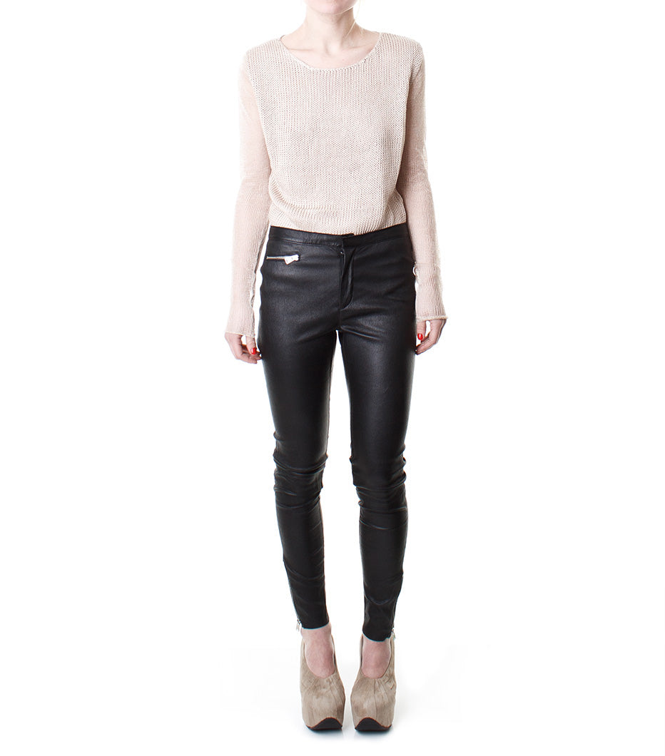 Skinny leather pant