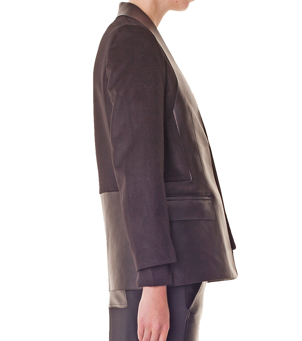 Lambskin blazer